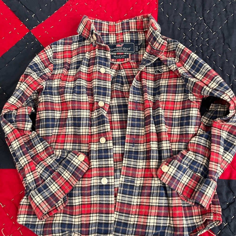 Vineyard Vines Plaid Button Down